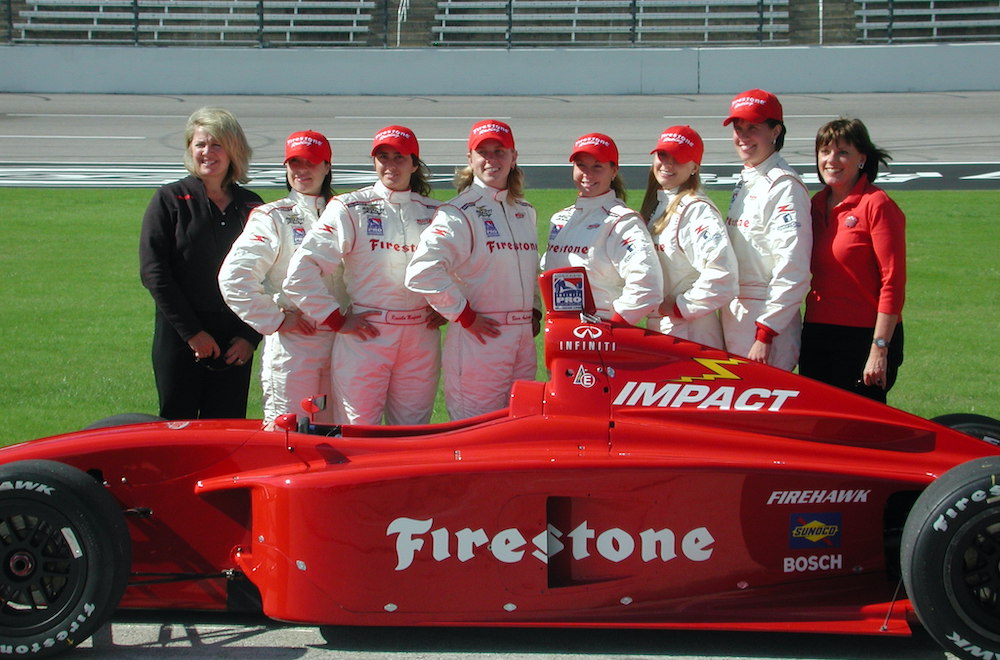 IndyCar Infinity Series test at Texas Motor Speedway group photo