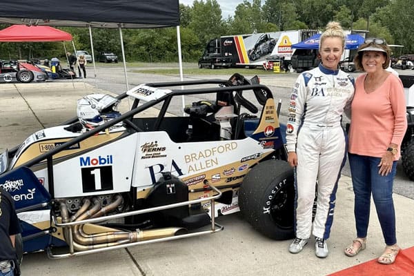 Mentoring race driver Taylor Ferns
